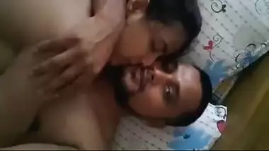 Amateur house wife enjoying a romantic sex session in a hotel room