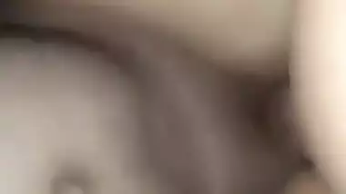 Her shaved pussy fucking with moans
