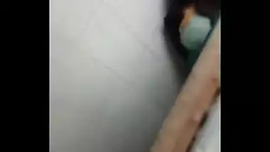 Collage lover caught on toilet
