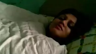 Newly married girlpreading legs