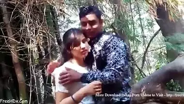 Desi school girl outdoor boob press