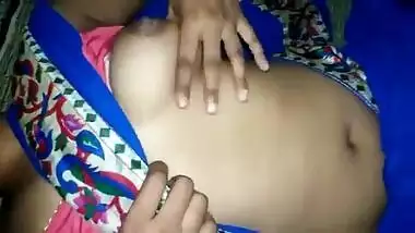 Cute girl showing her melons on video call