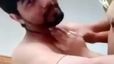 Romantic and kinky sex MMS video of a couple