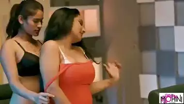 Three unsatisfied hot Indian milf called a young boy seduce him and get fucked him forcefully hardcore amateur sex video with real Hindi audio