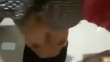 Delightful Desi chick came for business but had XXX oral sex with male