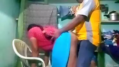 Desi aunty fucked hard by her neighbour college student when she is alone