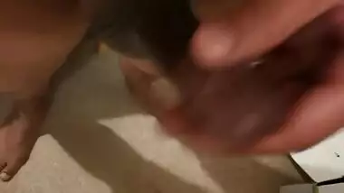 White pussy fucks her first brown Asian cock and loves it.