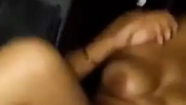 Indian wife giving blowjob