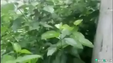Outdoor sexy school Tamil girl caught has sex with BF, Desi mms sex