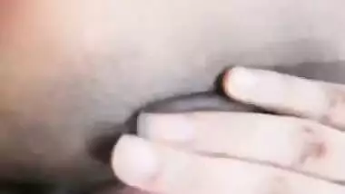 Sexy indian girl showing boob and fingering pussy 2