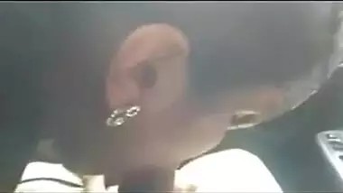 Free Indian sex video of desi wife giving outdoor blowjob in car