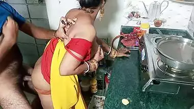Owner Rough Fucking Maid Girl Who Cooking Food In Kitchen Porn In Hindi Voice With Bengali Boudi