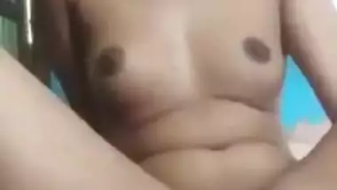 Beautiful horny Desi girl masturbating her XXX pussy with dildo
