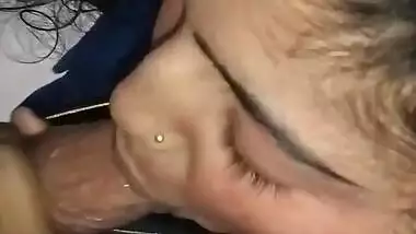 Naughty sexy college girl loves sucking dick