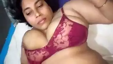 Pressing Boobs Of Indian Wife During Sex