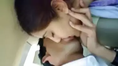 Girl friend hot kissing