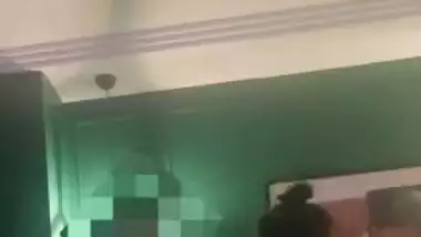 Housewife sharing with friends