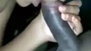 Desi Indian sex movie scene of a enjoyable Indian legal age teenager tasting rock hard 10-pounder
