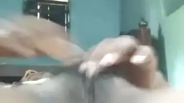 Horny girl fingering in wet pussy