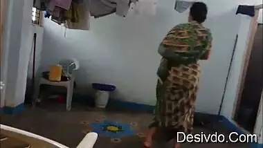 Aunty spyied by his own son