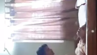 Young lovers homemade sex in missionary style