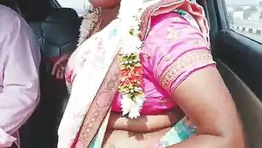 Indian sexy saree bhabi car romance Telugu dirty talks.