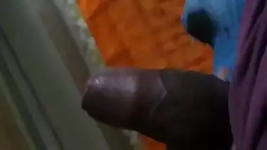 Owner Showing dick to maid
