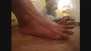 My long Indian feet