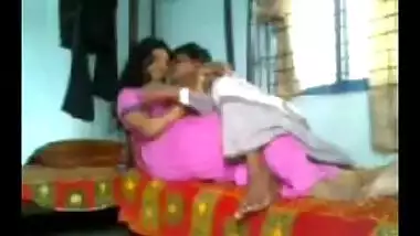 Kiss and foreplay with sexy slut