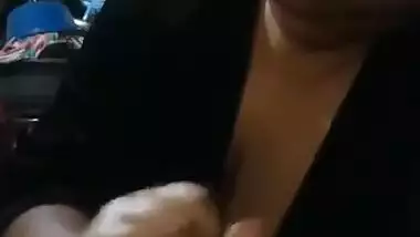 Sri Lankan Beautiful Office Girl with Sexy Eyes Giving a Sloppy Handjob to Her BF