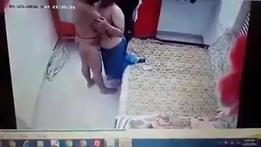 Desi Aunty Caught Having Affair In CCTV