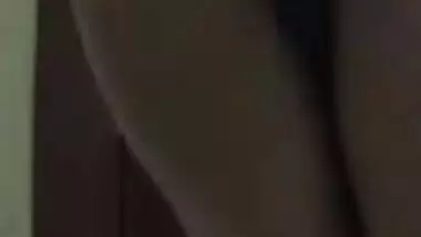 Bottomless ass teasing and spanking